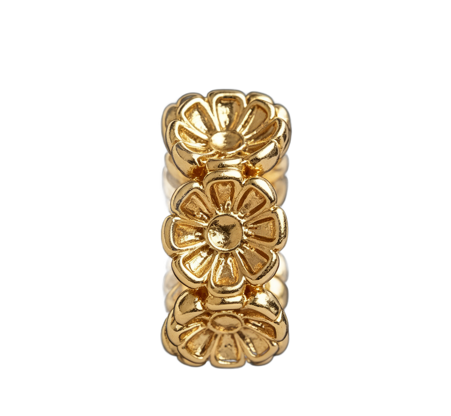 Gold Floral Wreath