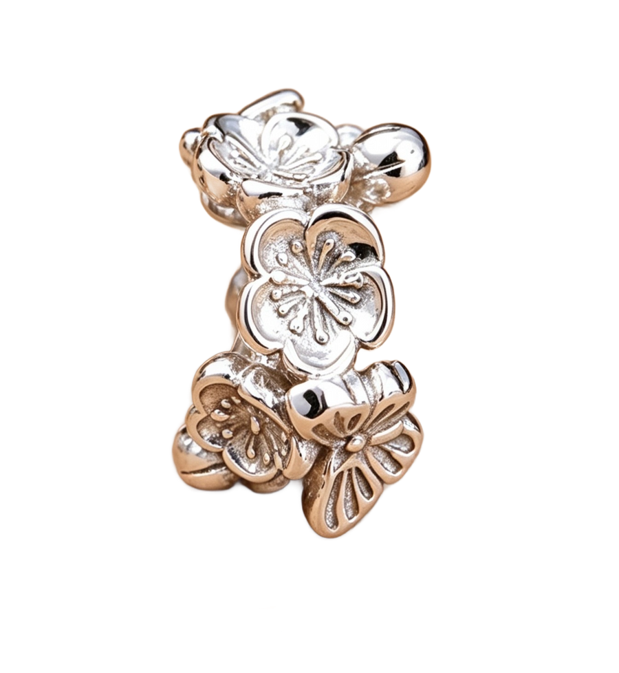 Silver Butterfly Blossom